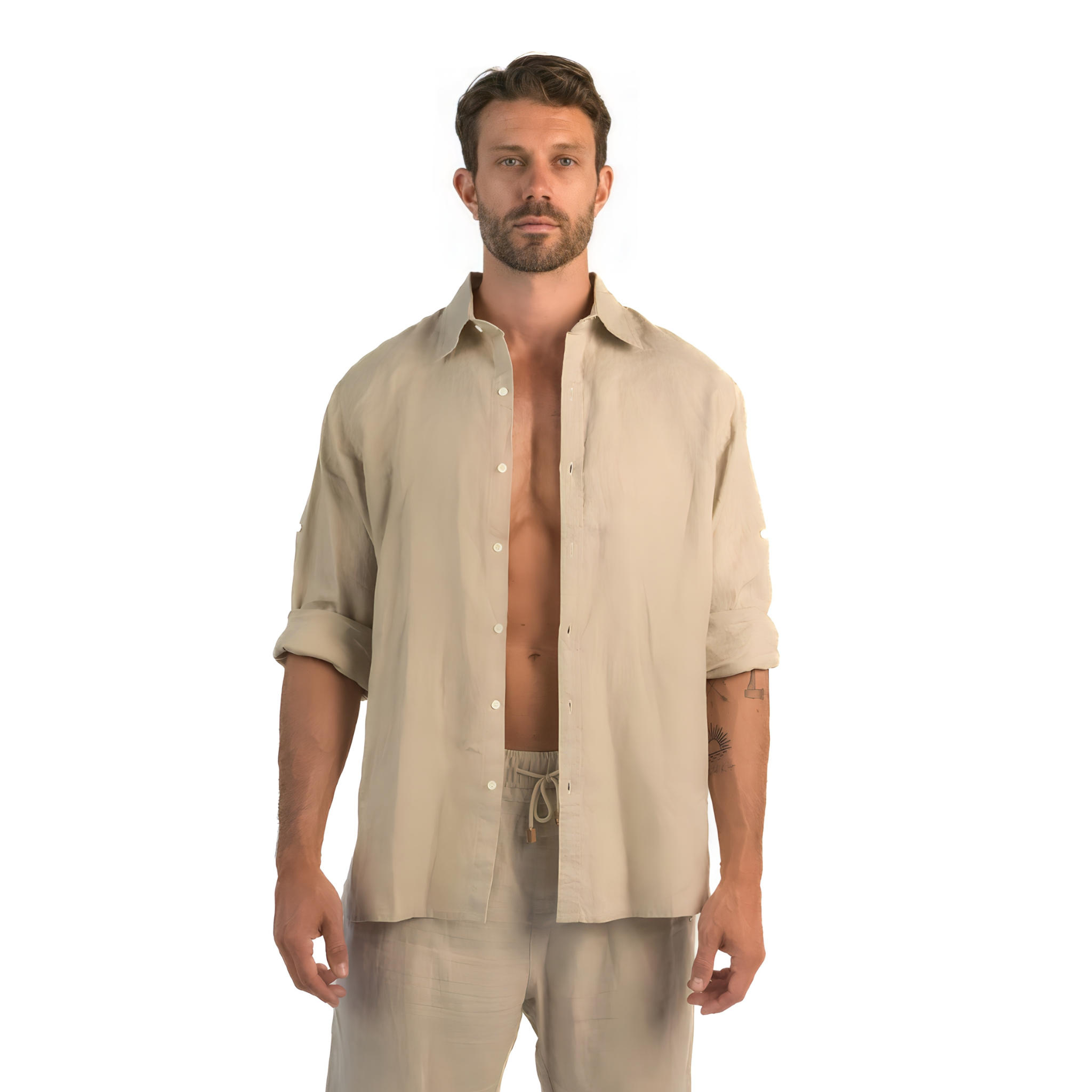 Linen Shirt / Beige by East x East
