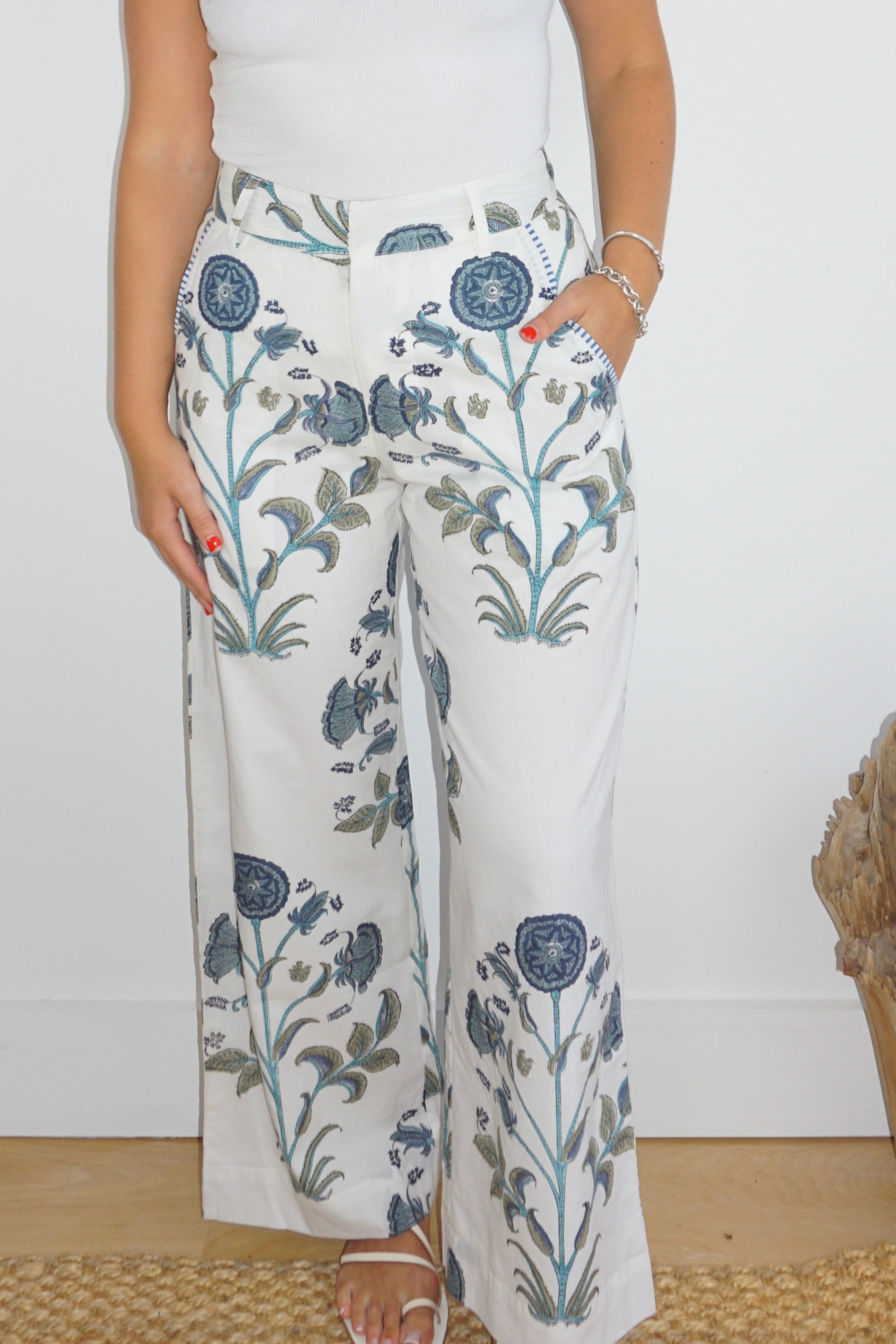 Edison Pant in BLUE VINE