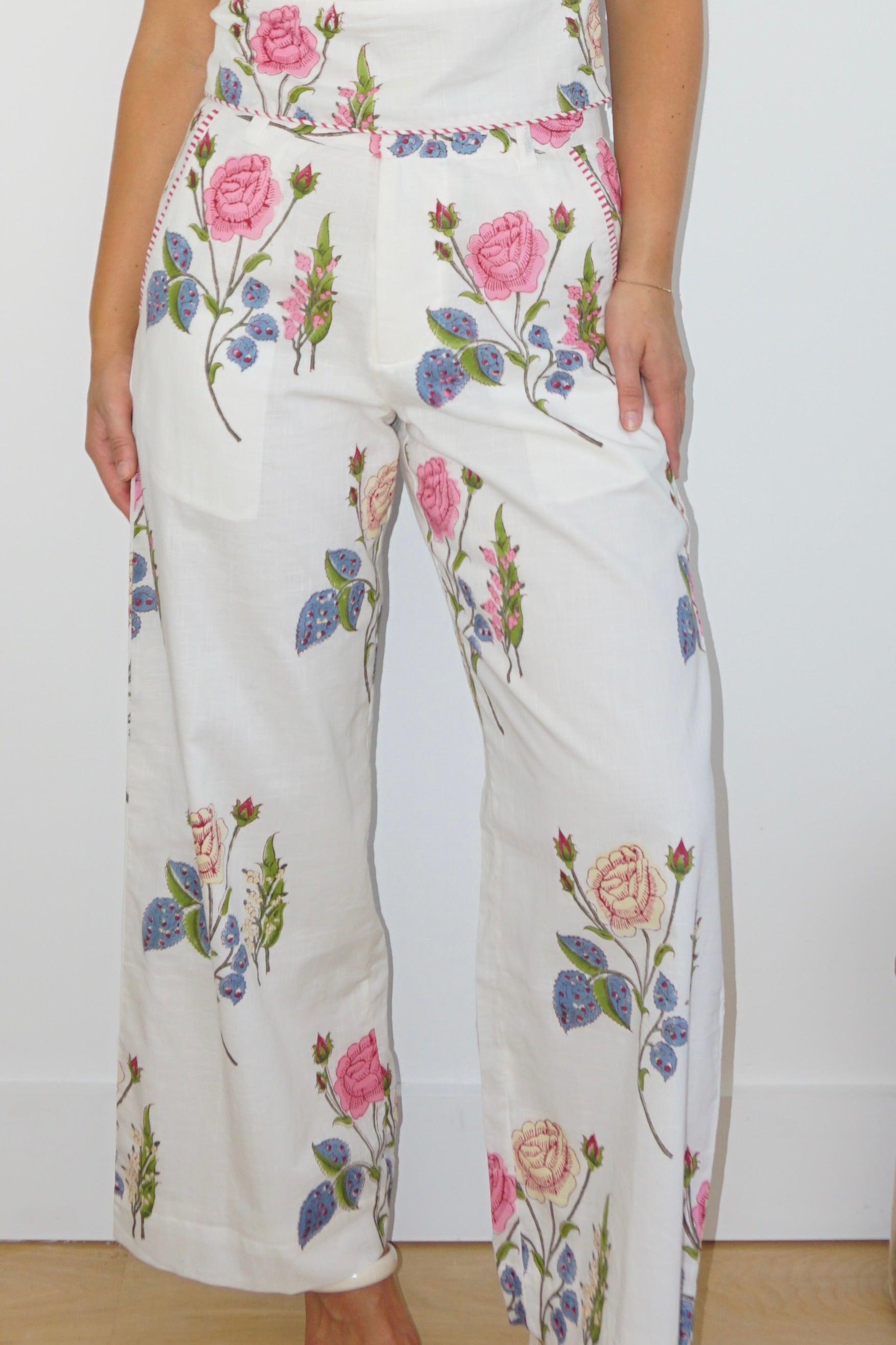 Edison Pant in Multi Rosette