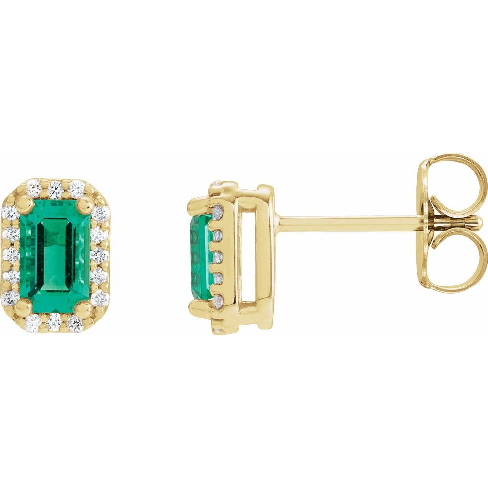 Green Fire Studs