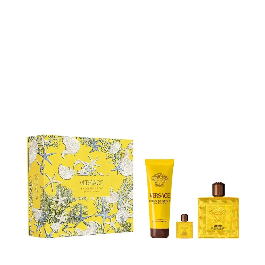 Eros Energy By Versace For Men 3Pcs Set EDP Spray