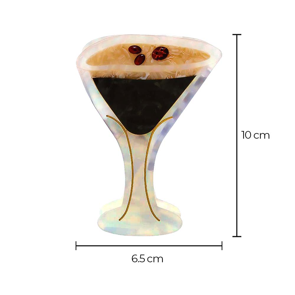 Espresso Martini Hair Claw Clip - Adina's Jewels