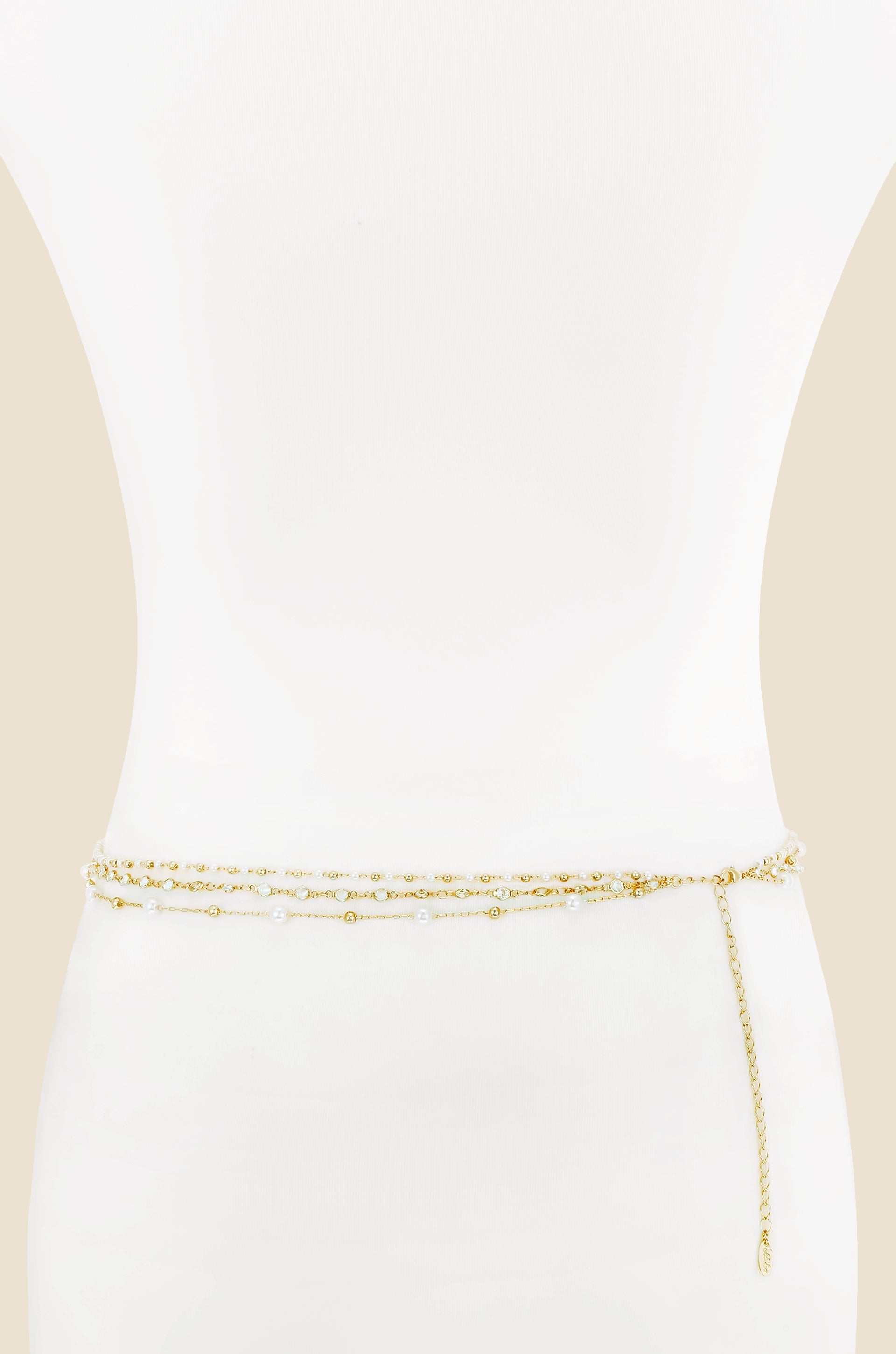 Extended Vacation Pearl Body Chain