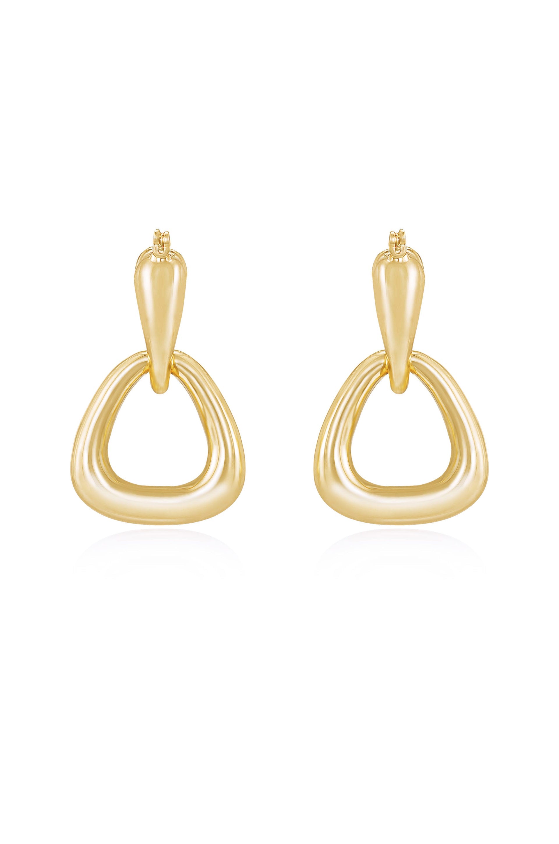 Baby Double Dangle Hoop Earrings