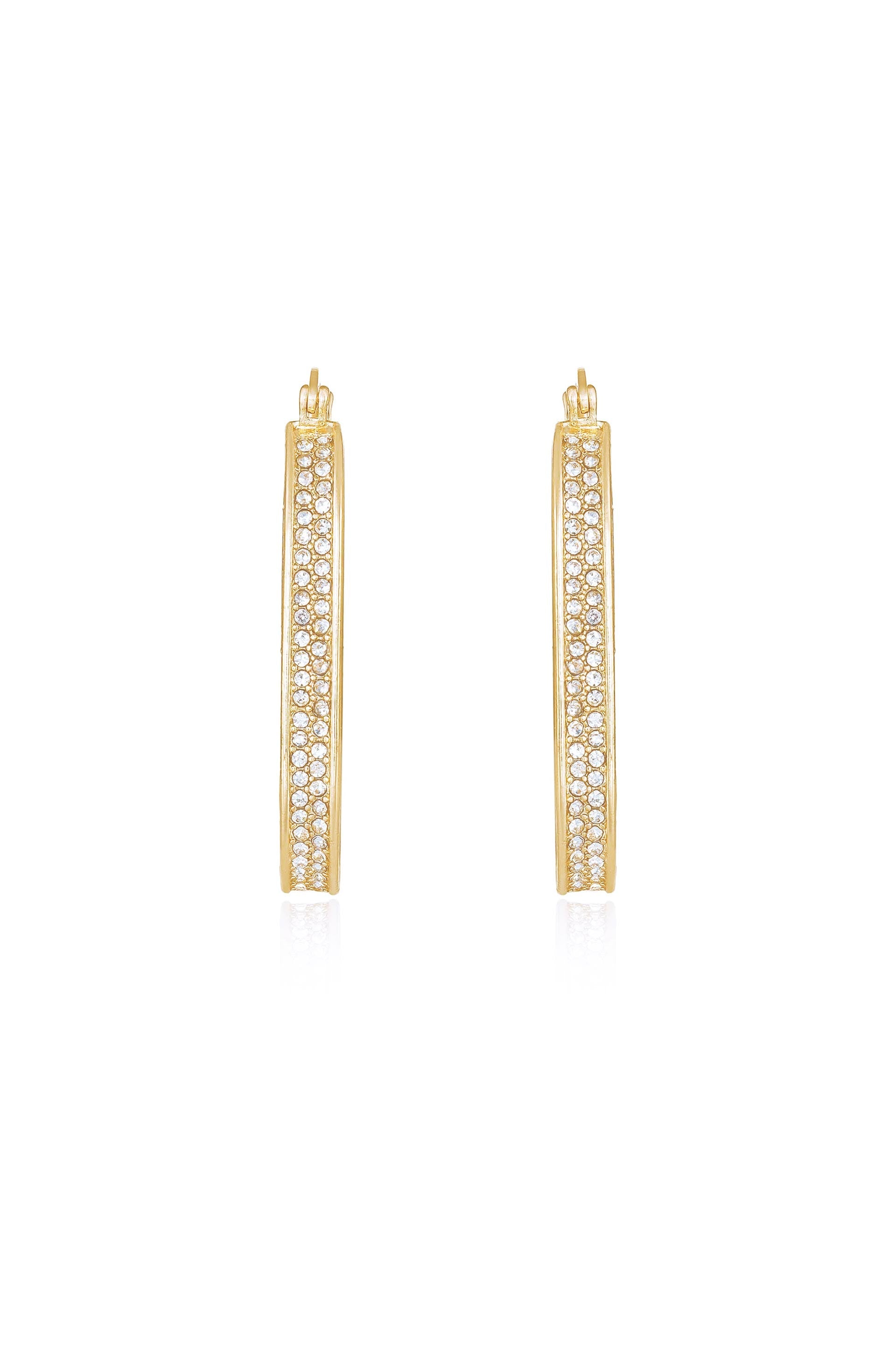 Crystal Spotlight Hoops