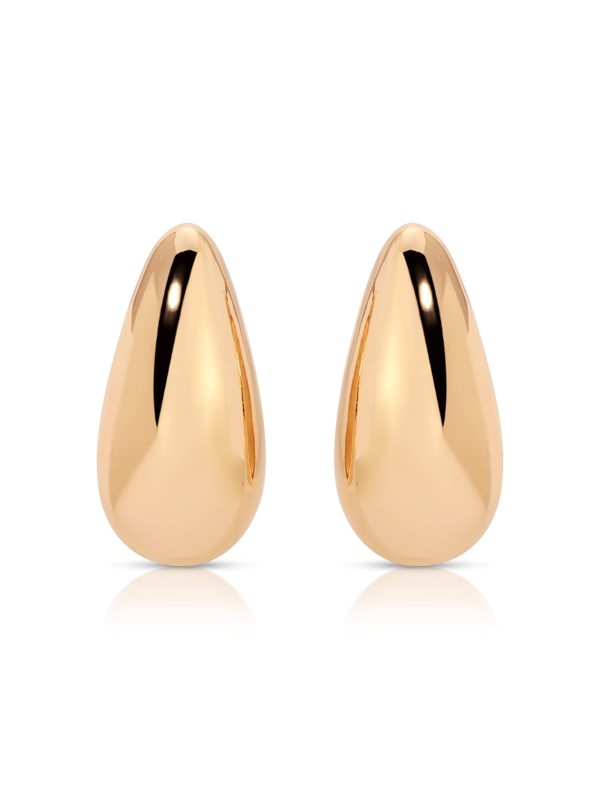 Golden Teardrop Earrings