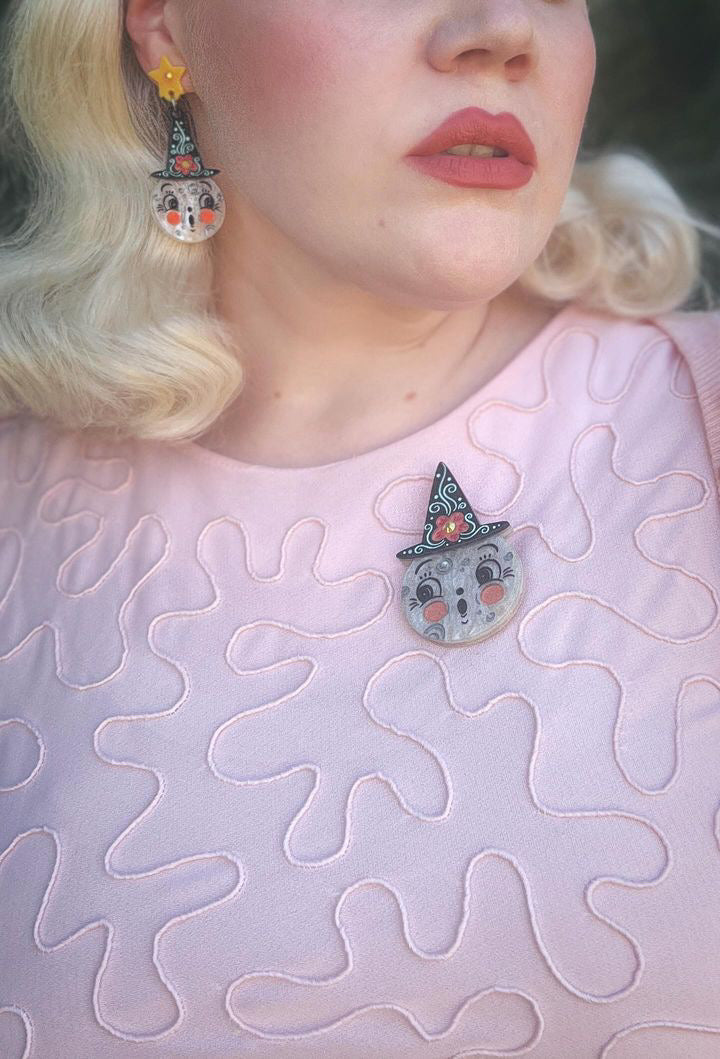 Bloomin' Luna Witch Brooch by Johanna Parker x Lipstick & Chrome