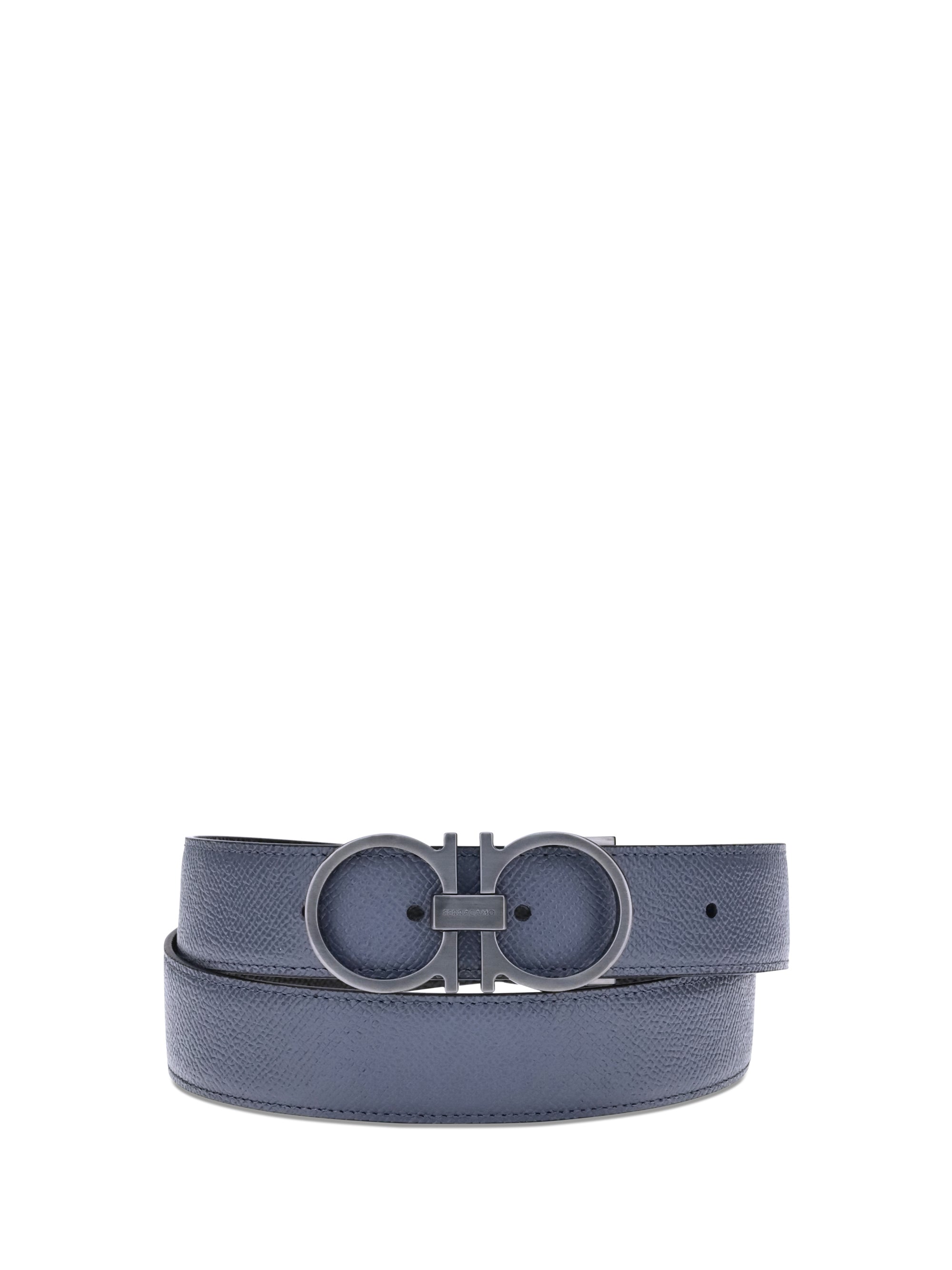 Ferragamo Men Leather Reversible Belt