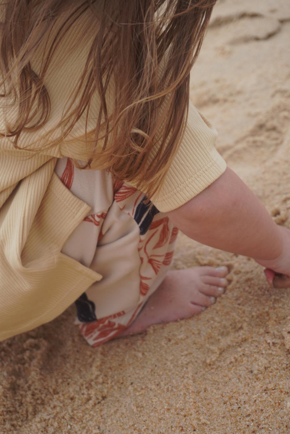 Organic Pima Cotton Kids Tee - Yellow