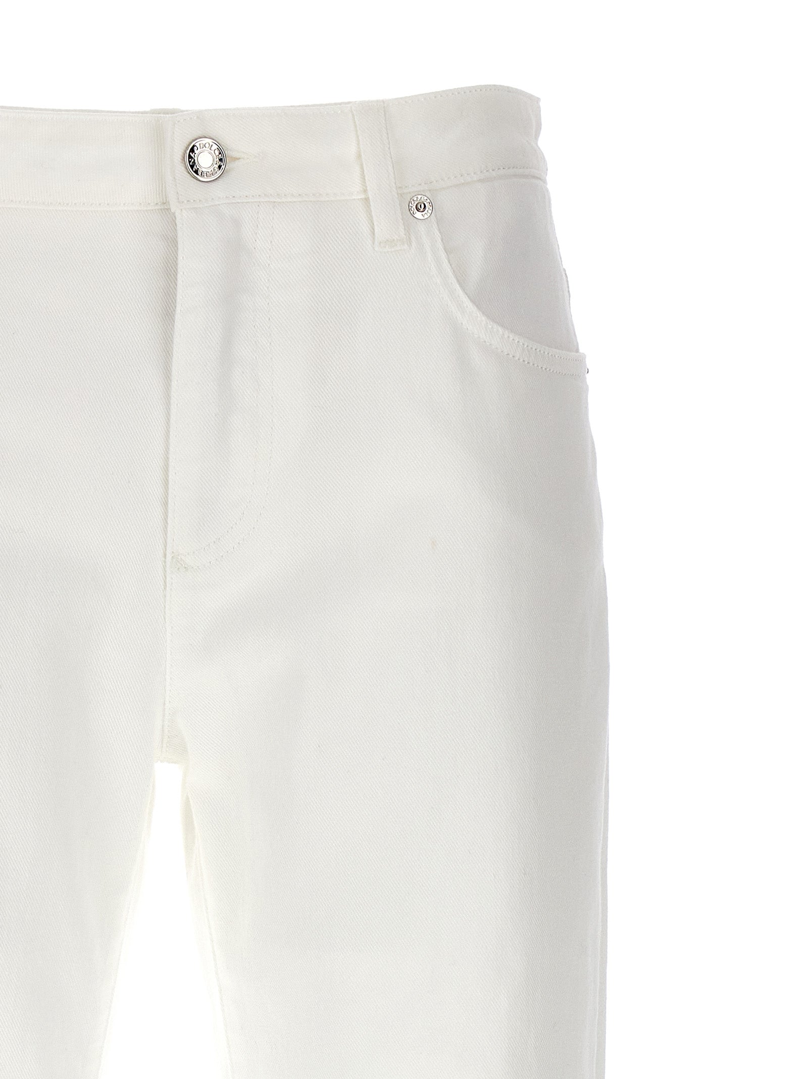 Dolce & Gabbana Women Logo Plaque Jeans