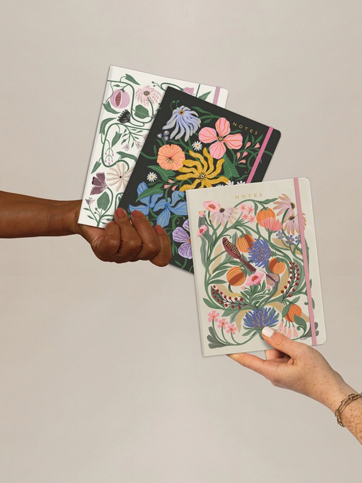 Flora + Fauna Sewn Trio Notebook Set