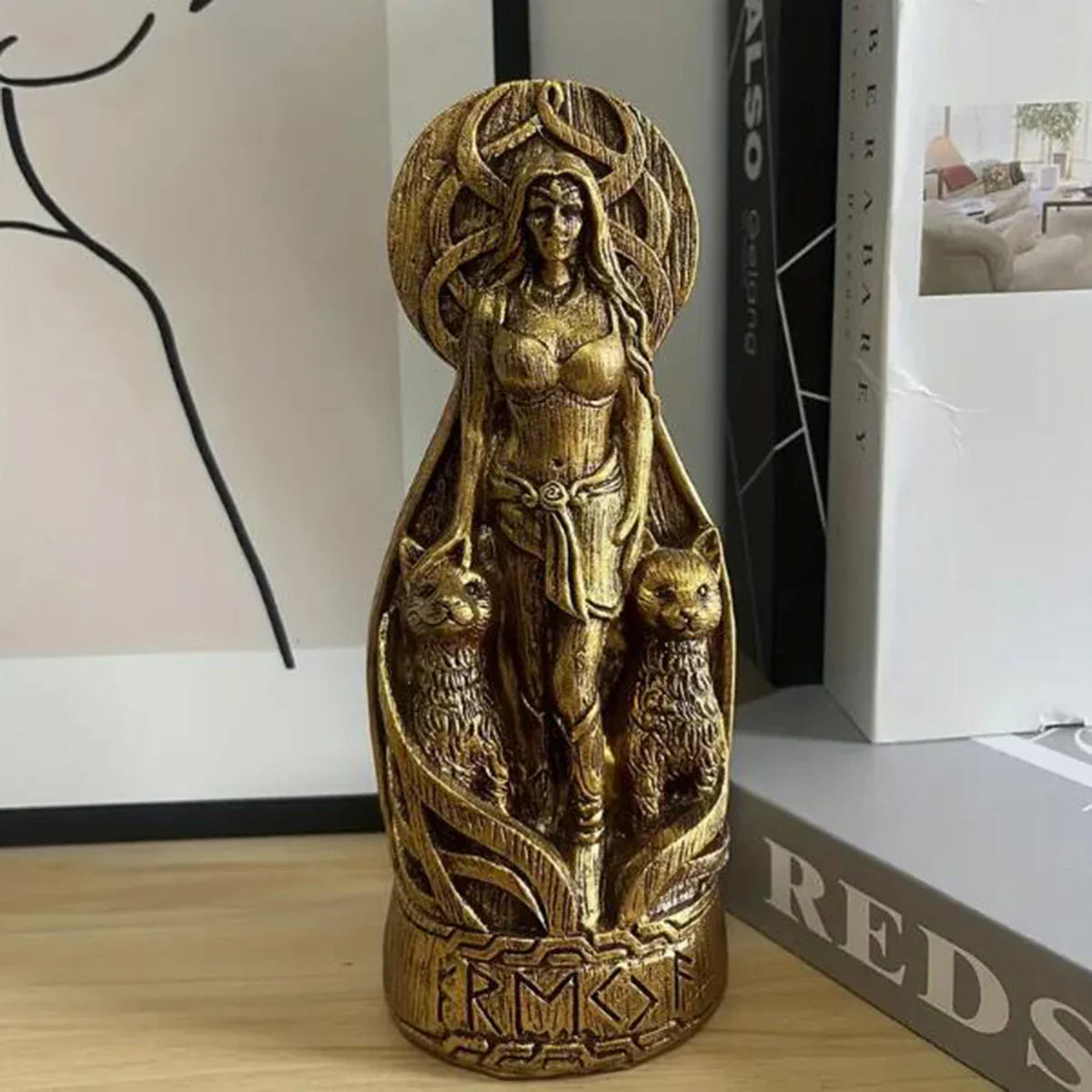 Freya Goddess Statue