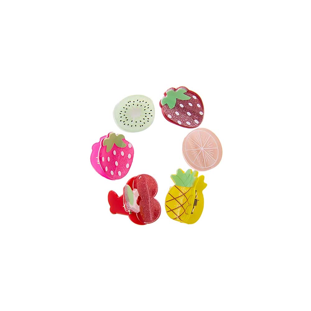Multi-Color Mini Fruity Tutty Hair Clips - Adina's Jewels