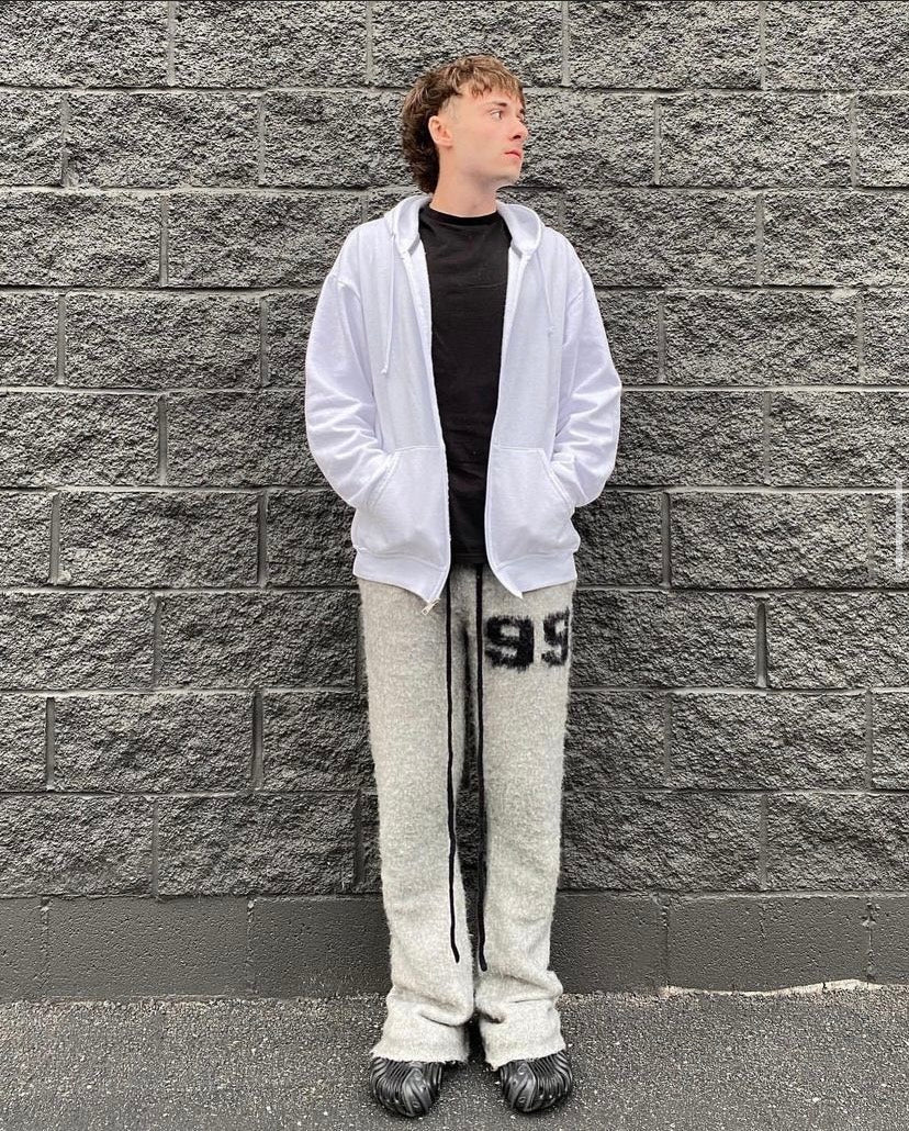 Mohair Pants Grey