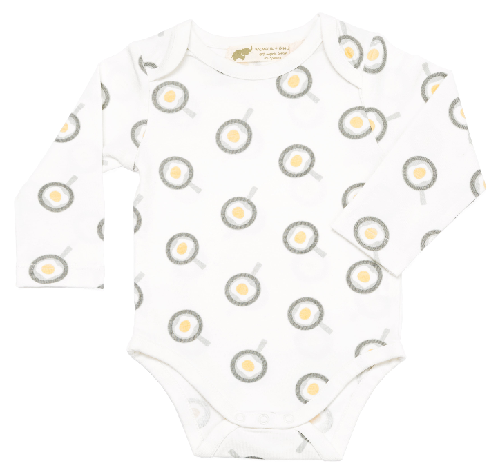 Long Sleeve Jack + Jill Bodysuit - Break an Egg
