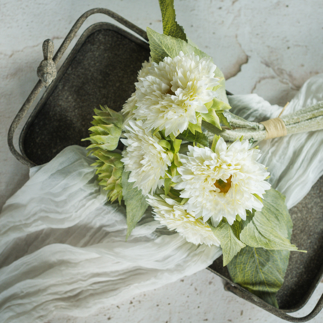 Cream Gerbera Daisy Bouquet