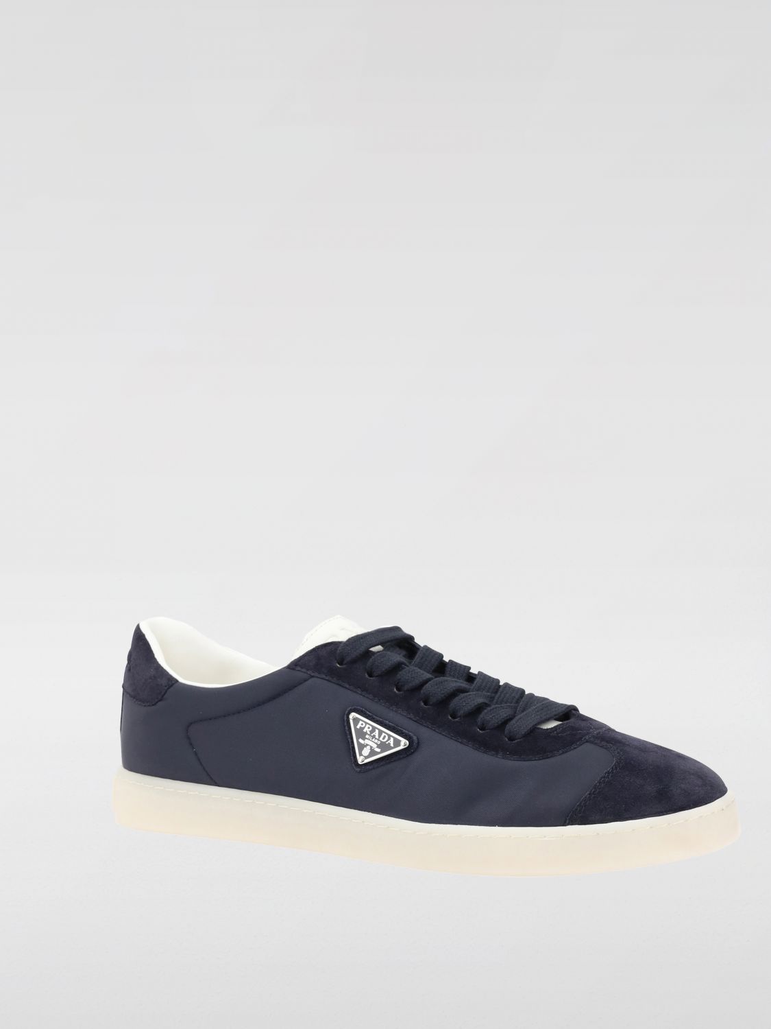 Prada Brogue Shoes Men Blue