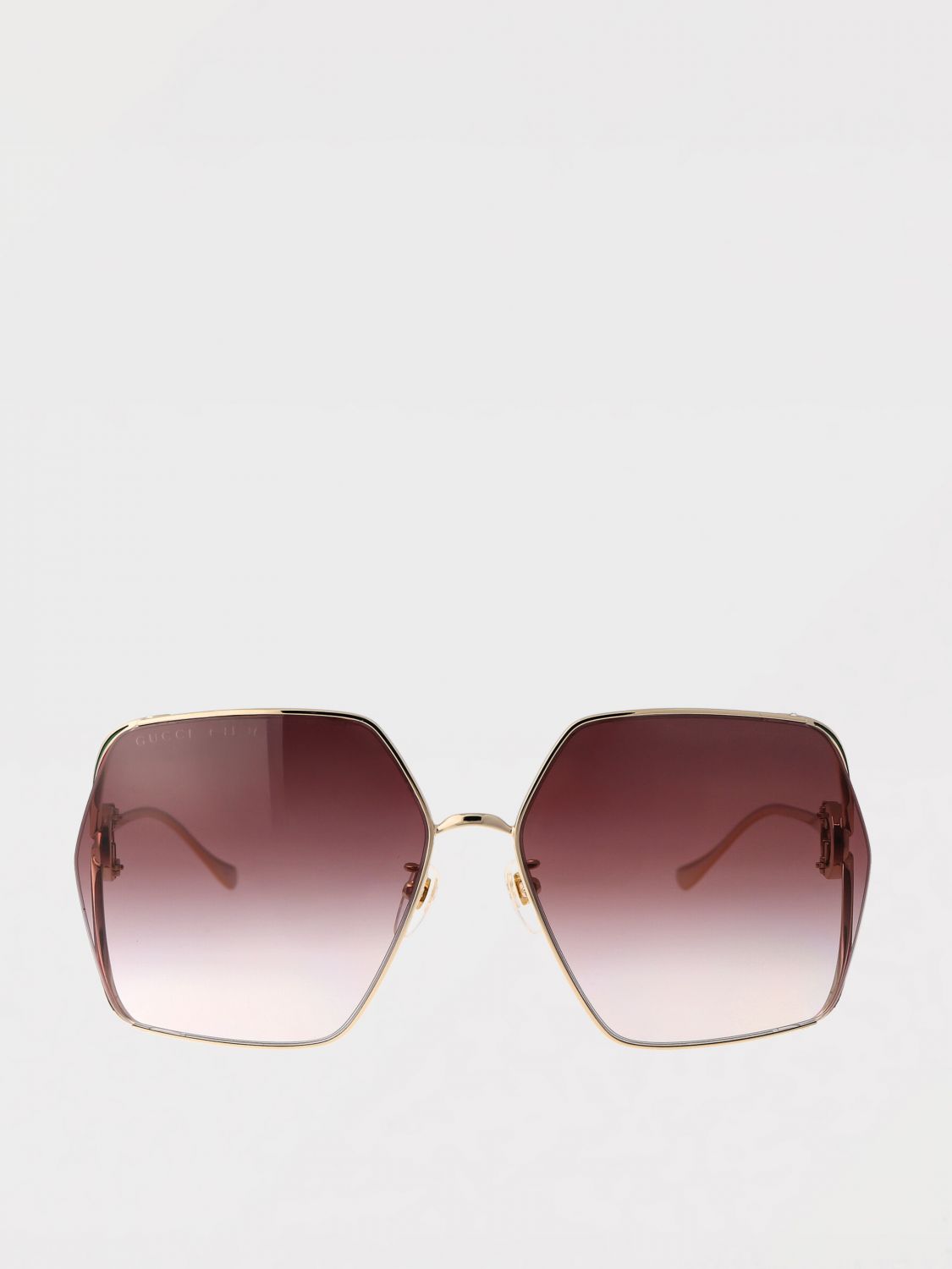 Gucci Sunglasses Woman Burgundy