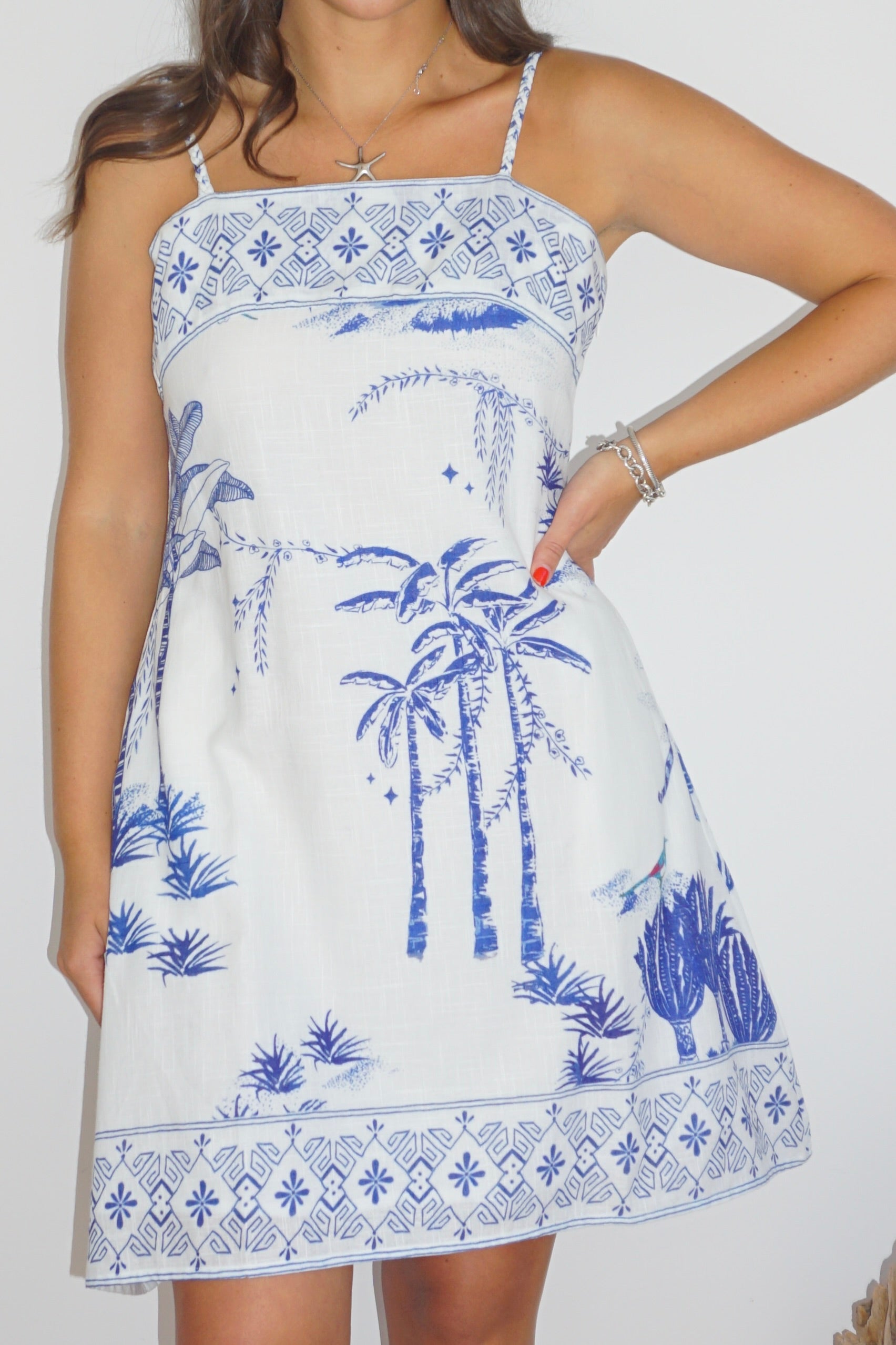 Gaia Dress in Sahara Print