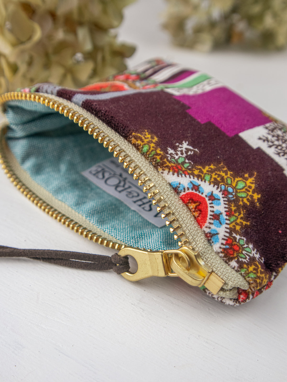 Geo Paisley Mini Pouch