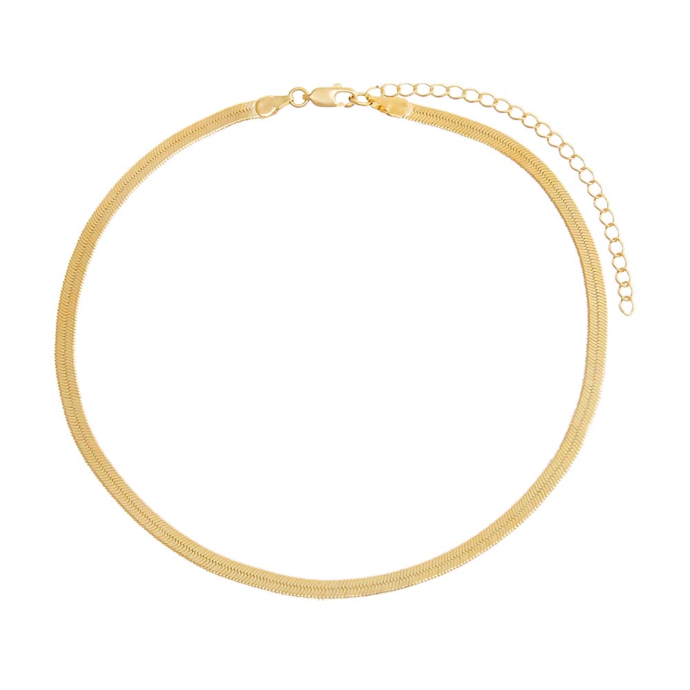  Herringbone Choker - Adina's Jewels