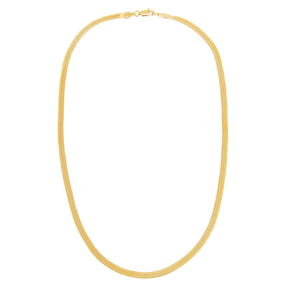  Herringbone Chain Necklace - Adina's Jewels