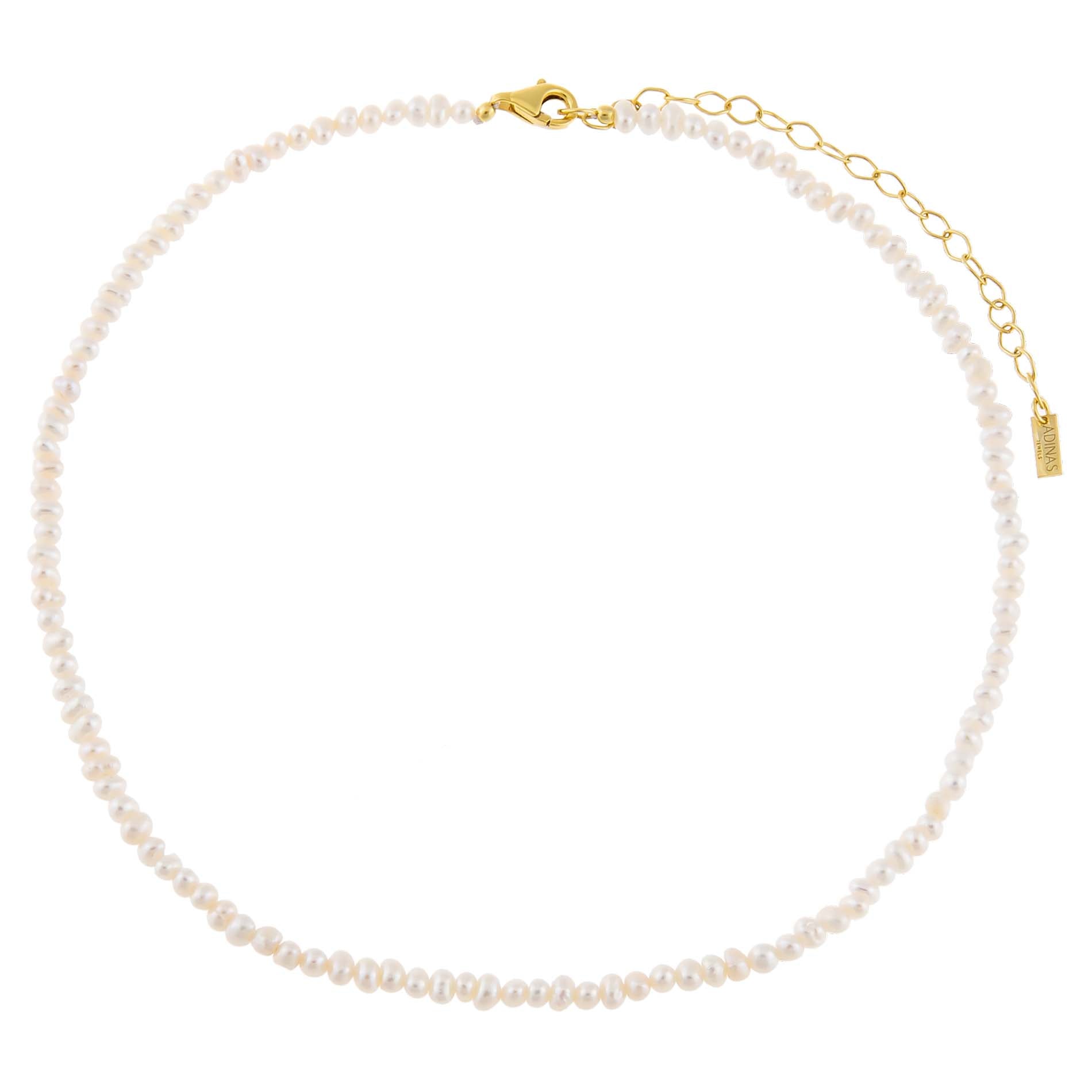  Tiny Pearl Choker - Adina's Jewels