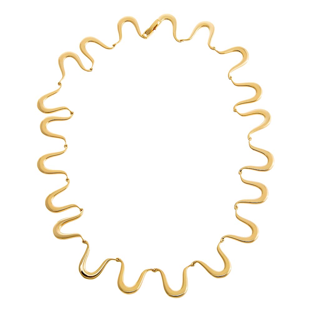  Thin Squiggle Necklace - Adina's Jewels