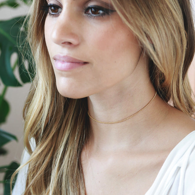 Gold Rolo Necklace
