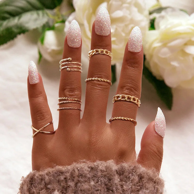 Bohemian Witchy Trendy Ring Sets