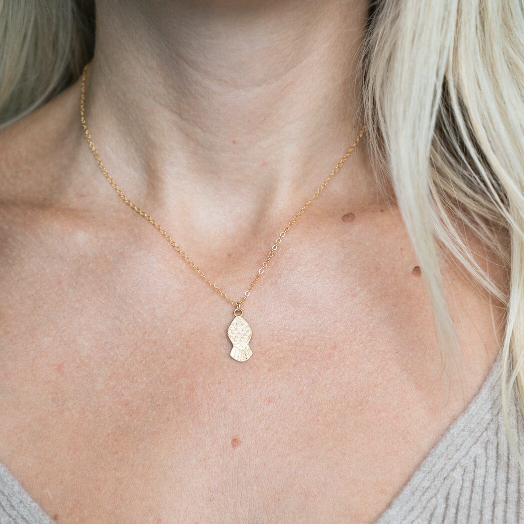 Golden Fish Necklace