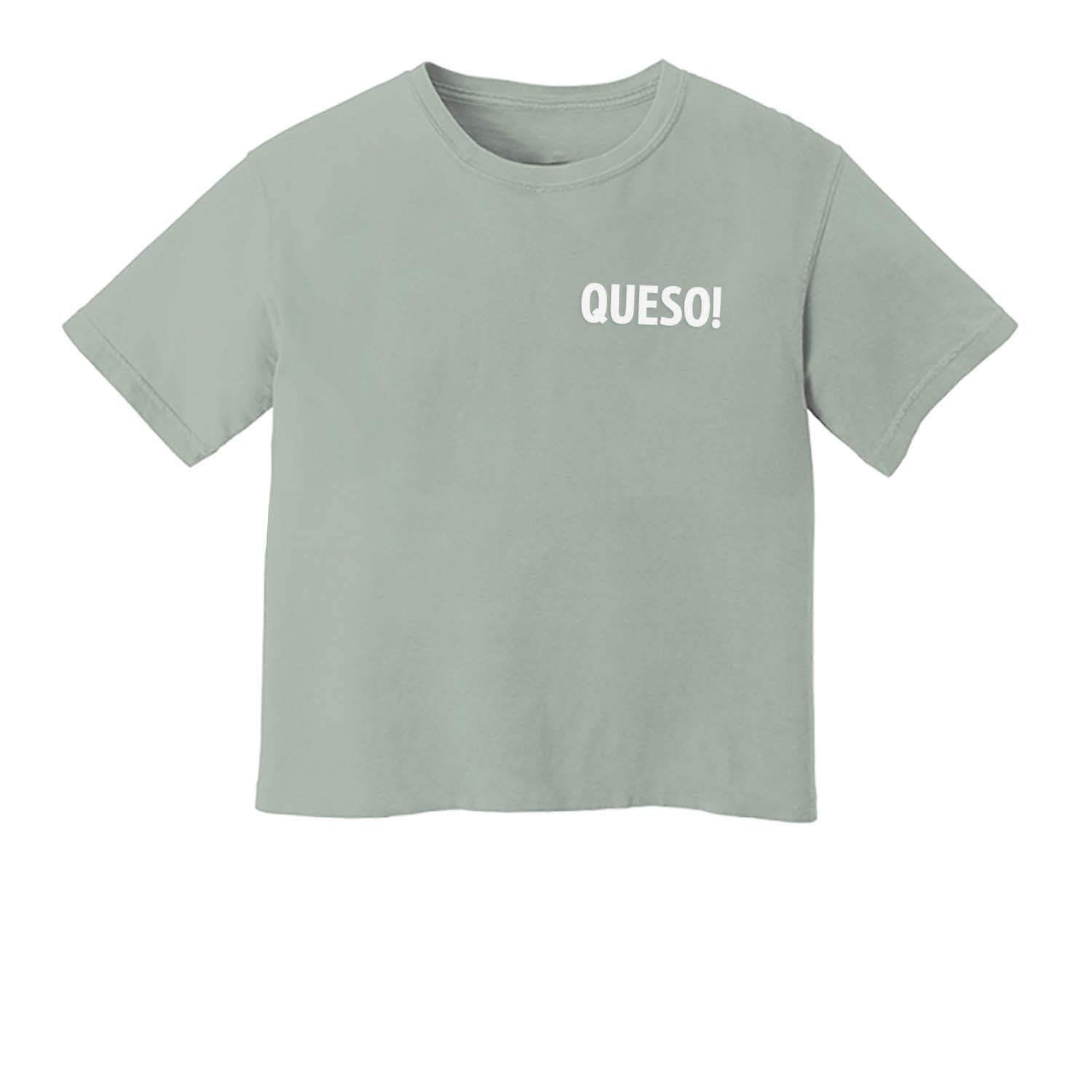 Queso! Washed Crop Tee