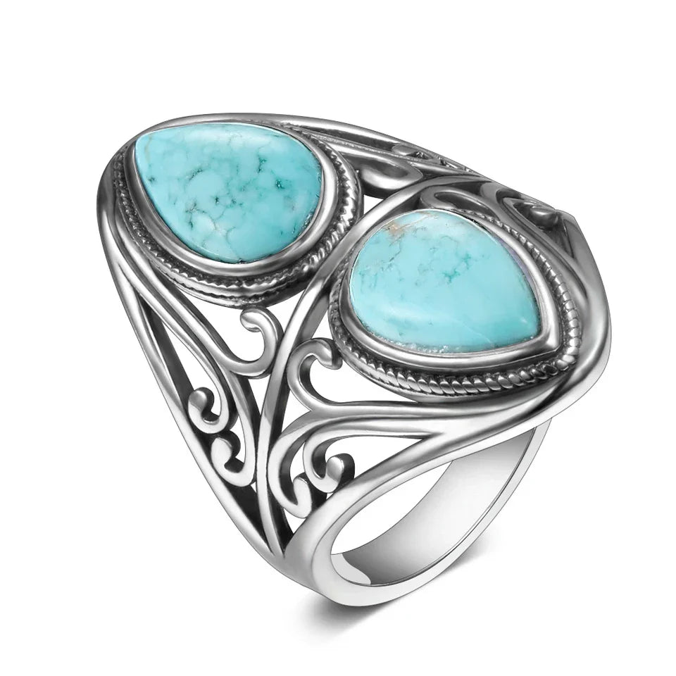 925 Sterling Silver Turquoise Ring