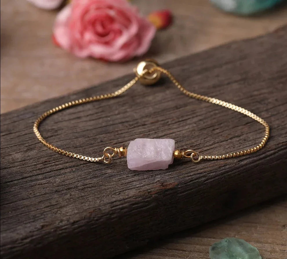 Chunky Assorted Crystal Gold Bracelets