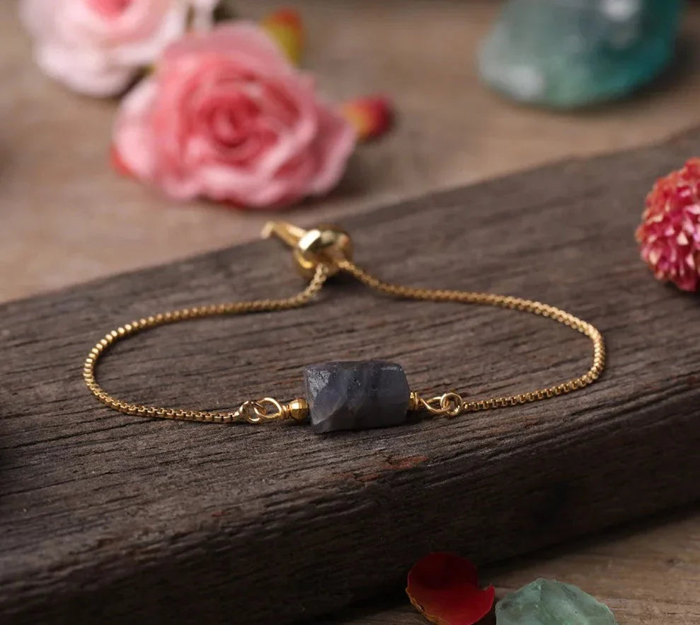 Chunky Assorted Crystal Gold Bracelets