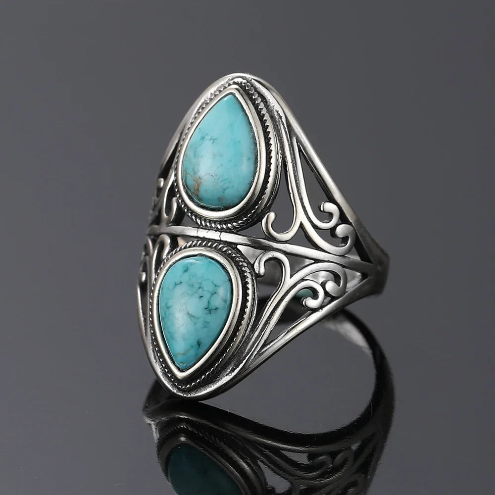 925 Sterling Silver Turquoise Ring