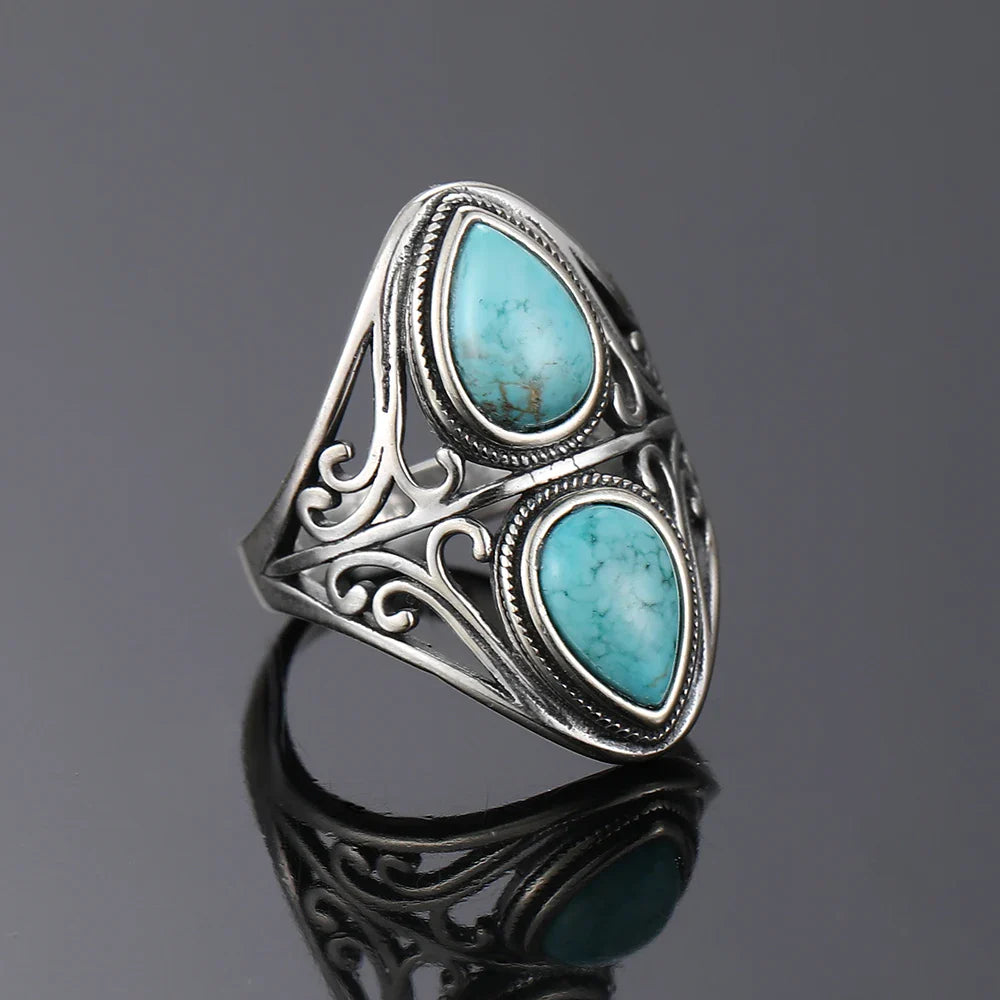 925 Sterling Silver Turquoise Ring