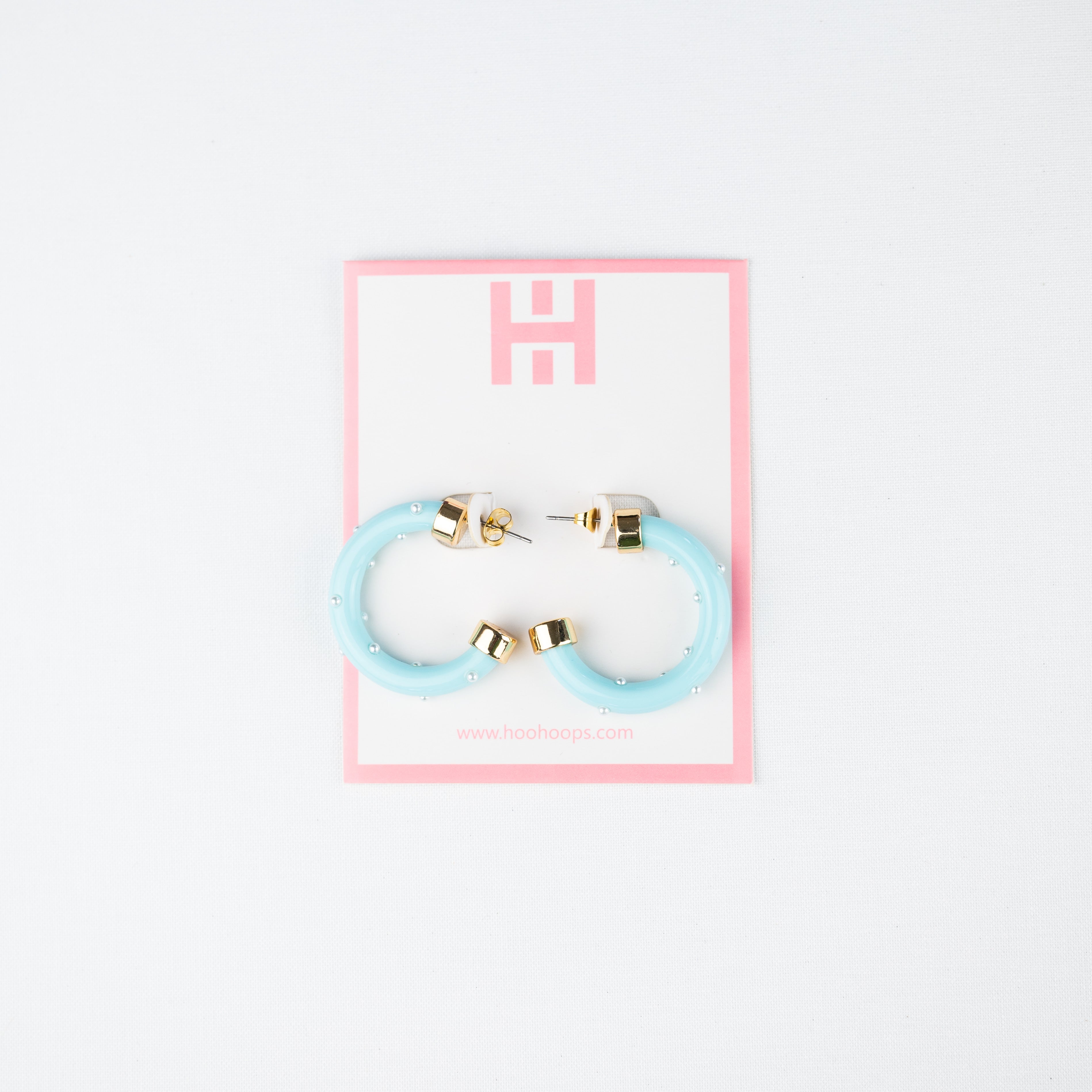 Mini Hoops - Surf with Pearls