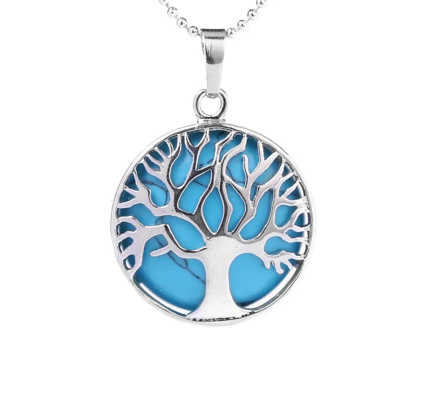 Tree of Life Crystal Necklaces