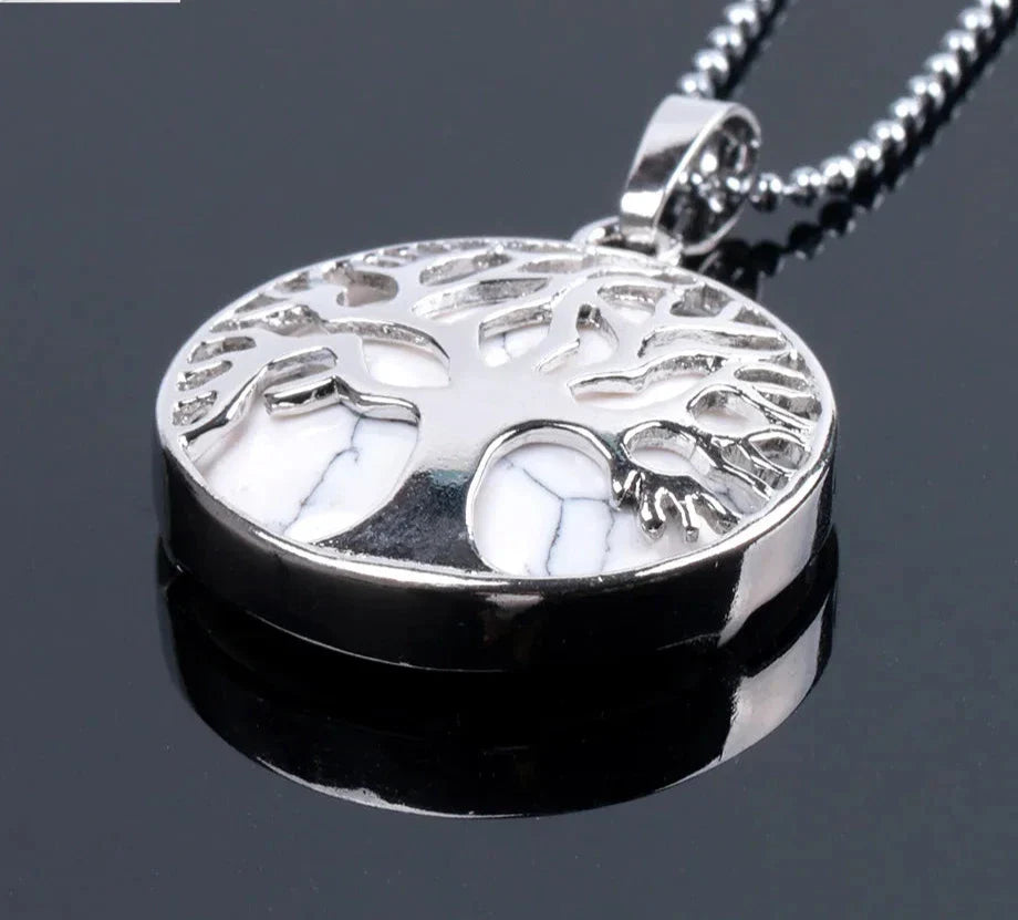 Tree of Life Crystal Necklaces