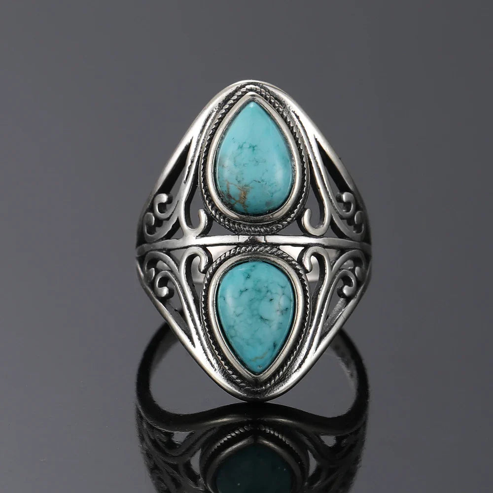 925 Sterling Silver Turquoise Ring