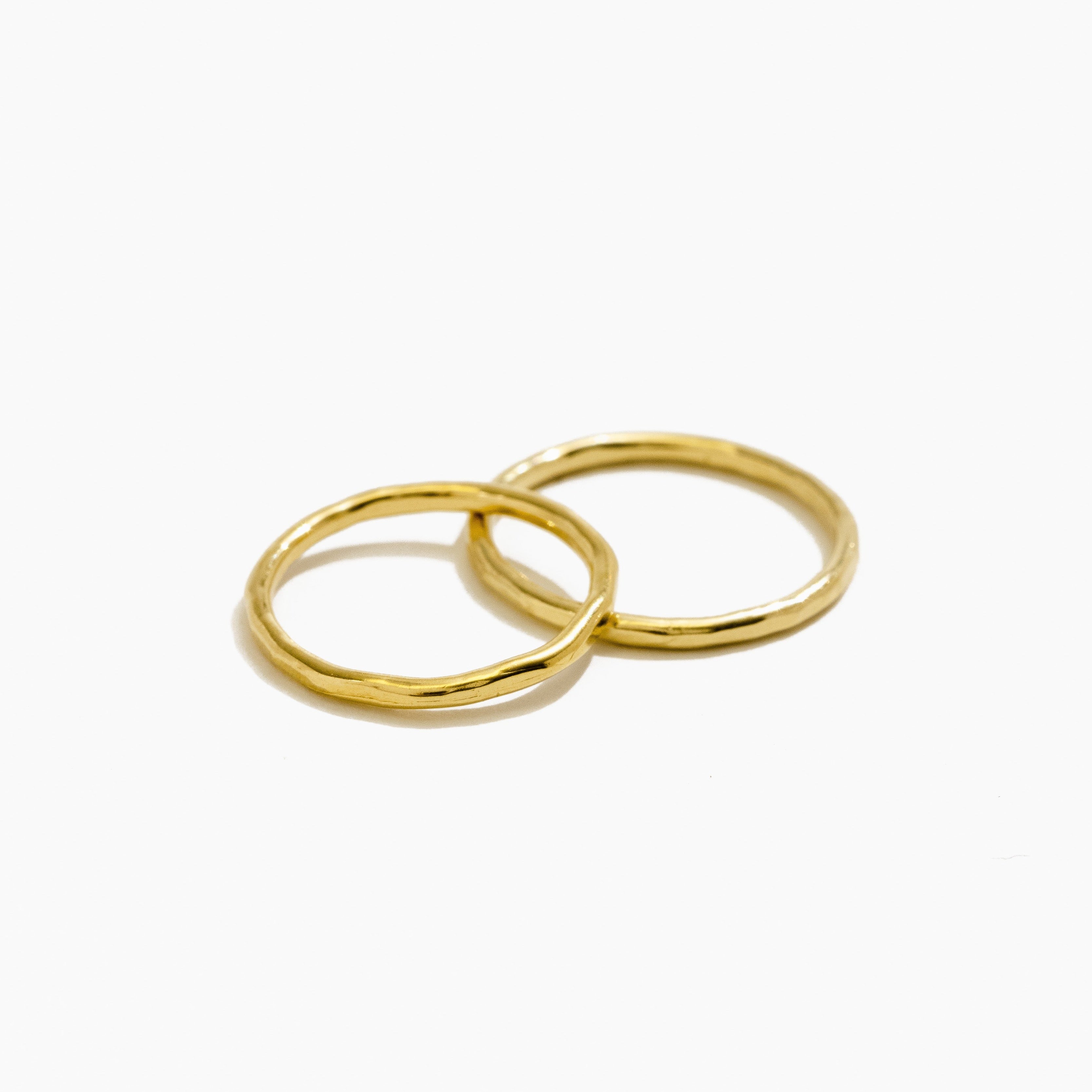 Hammered Band Ring