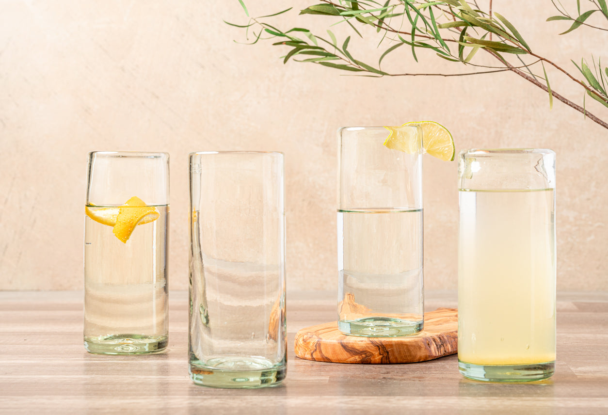 Handblown Glasses - Clear by Verve Culture