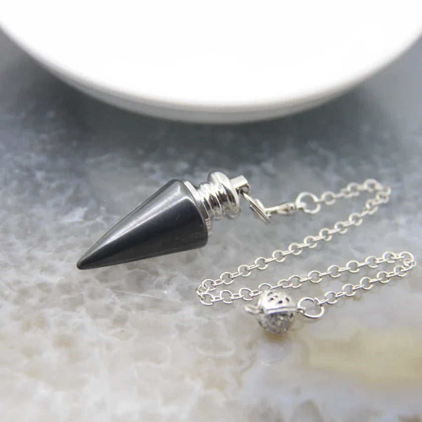 Silver Crystal Pendulums