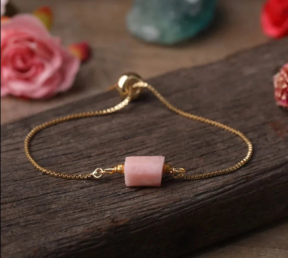 Chunky Assorted Crystal Gold Bracelets