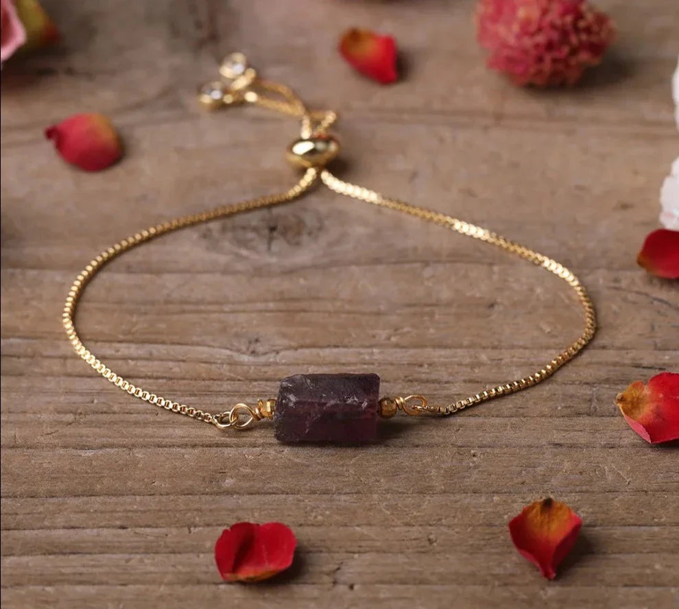 Chunky Assorted Crystal Gold Bracelets