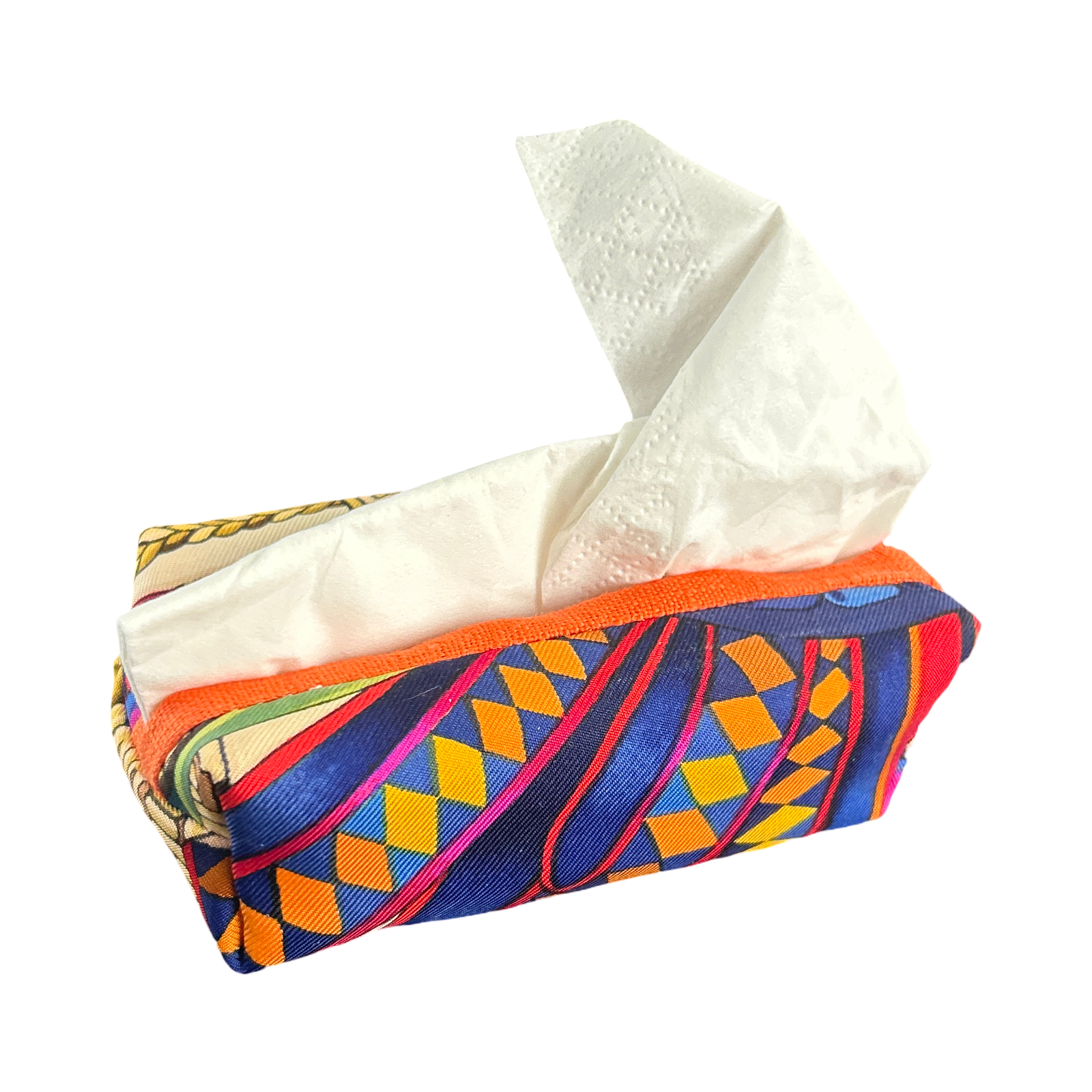 Rubans du Cheval Blanc Vintage Scarf Travel Tissue Pouch