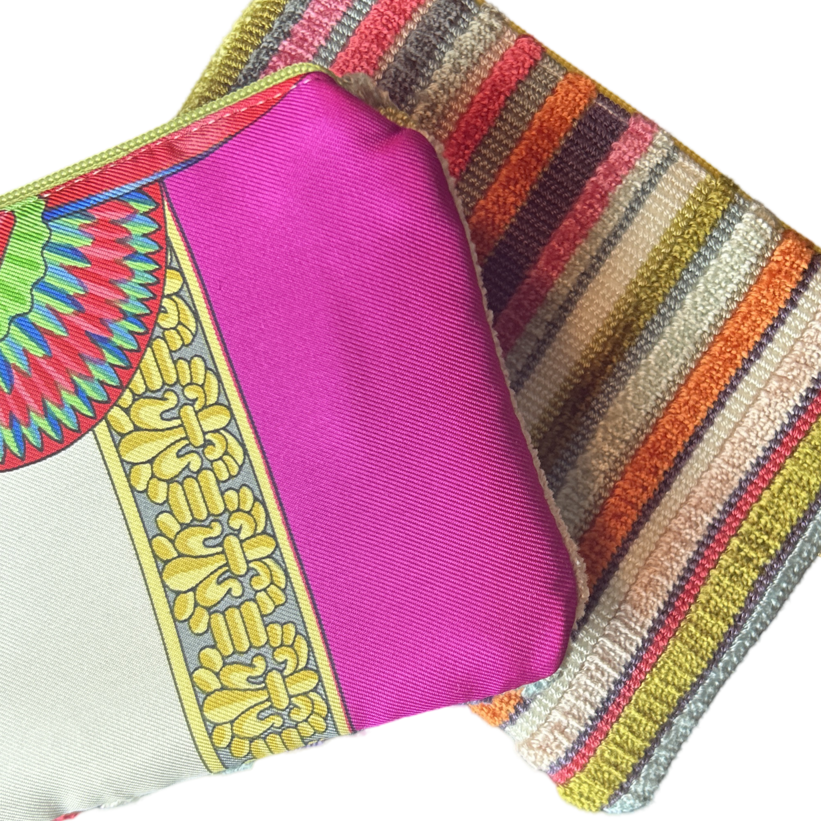 Rubans du Cheval Fuchsia Coffee Run Keychain Bag