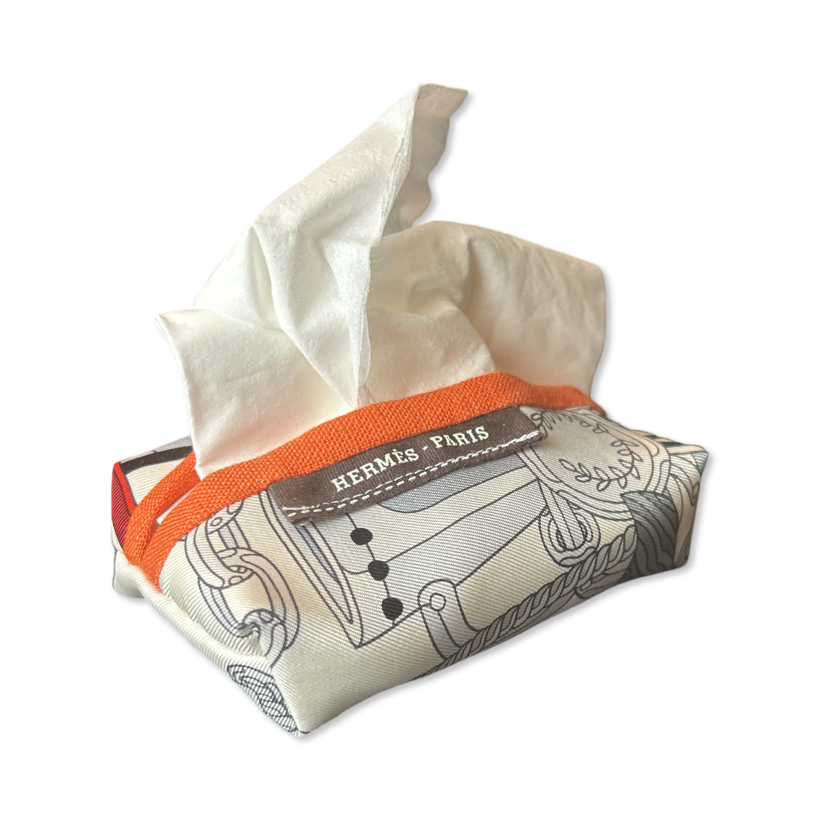 Trophees Vintage Scarf Travel Tissue Pouch