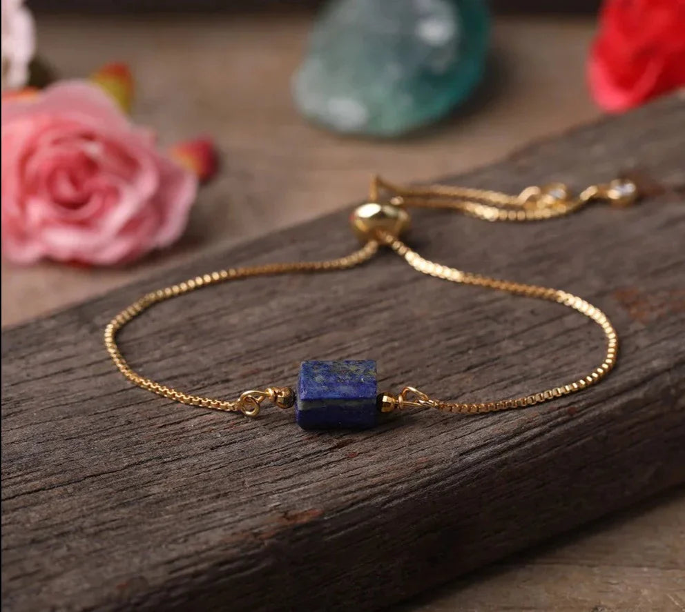 Chunky Assorted Crystal Gold Bracelets